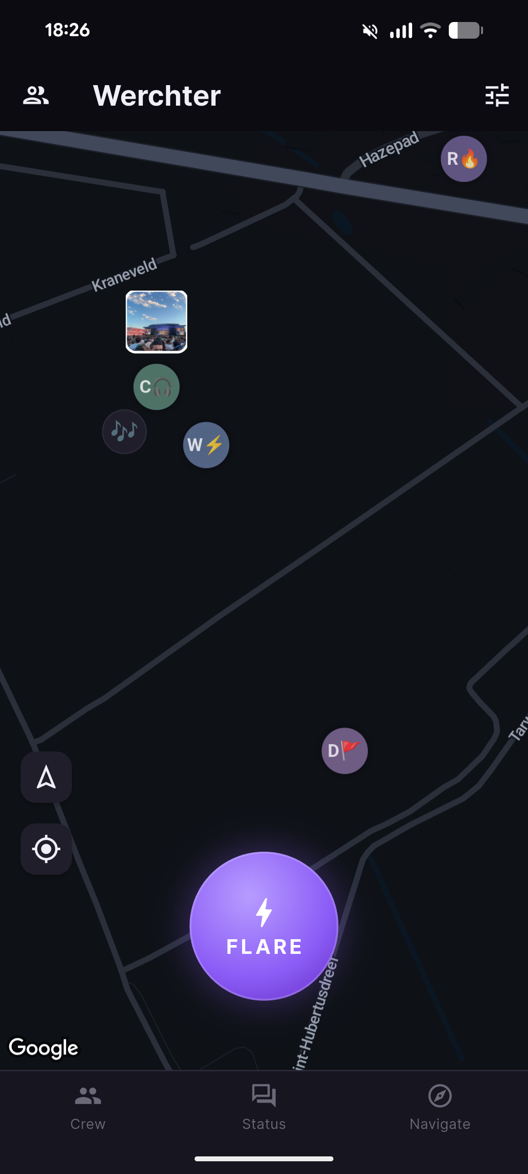 Flare app screenshot 1