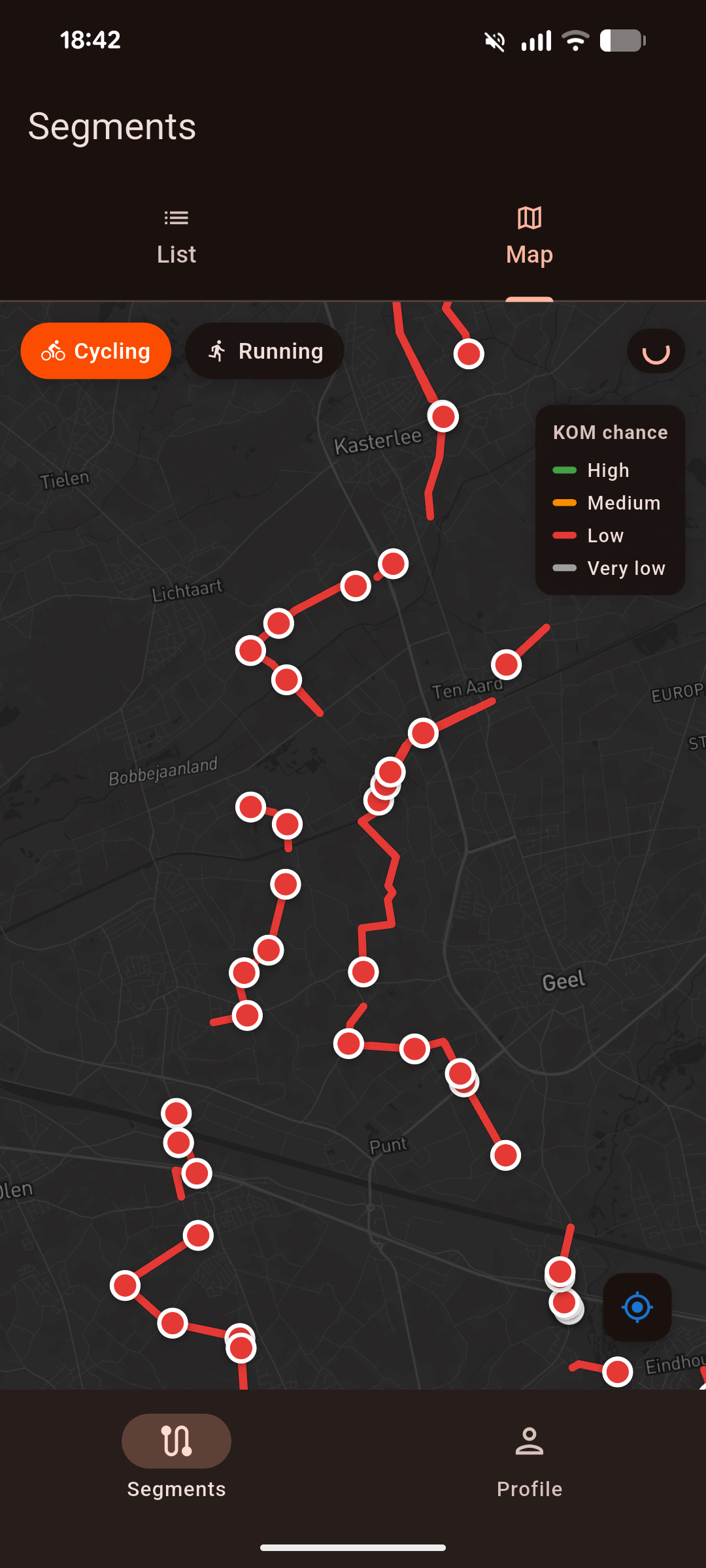 Segment Hunter app screenshot 2