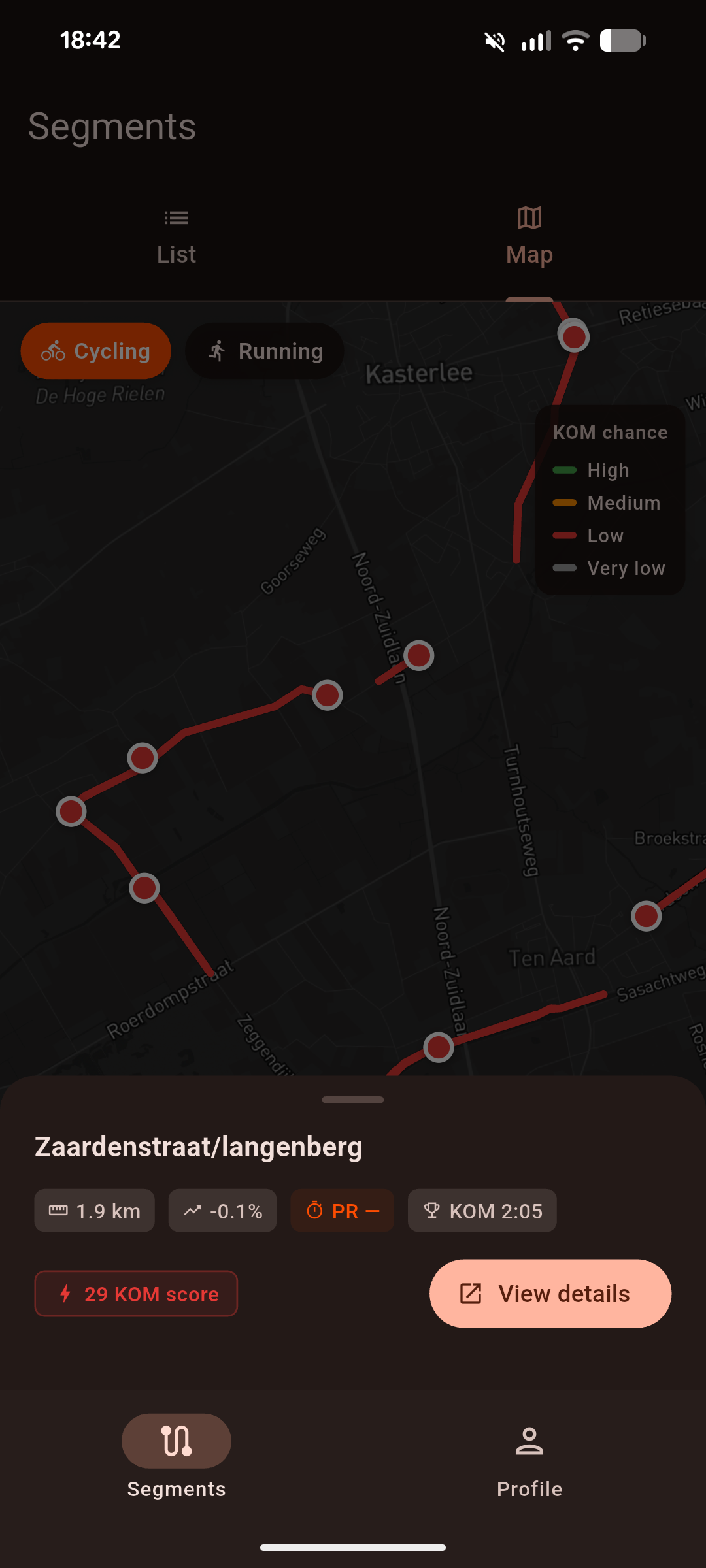 Segment Hunter app screenshot 3